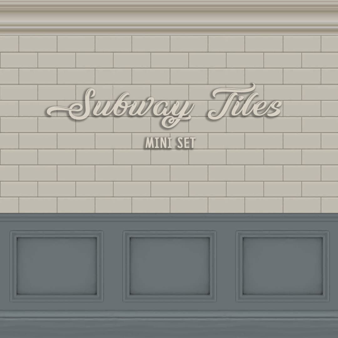 Скриншот мода Плитка для стен Subway Tiles Mini Set